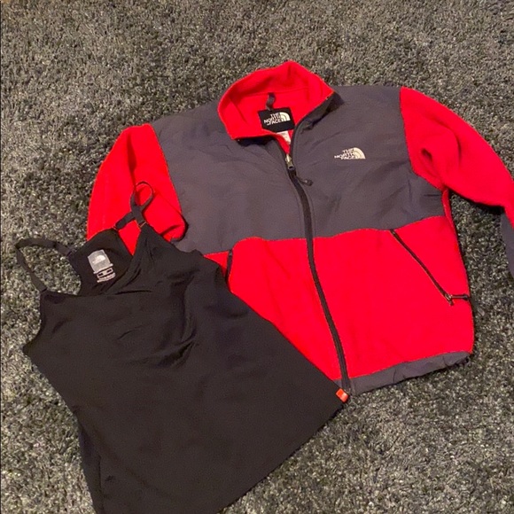 North Face fleece with FREE North Face tang top!